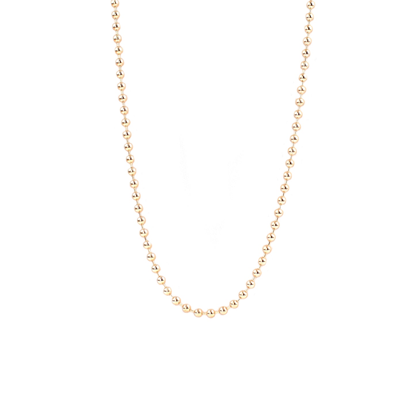 Gold 24" Ball Chain Necklace