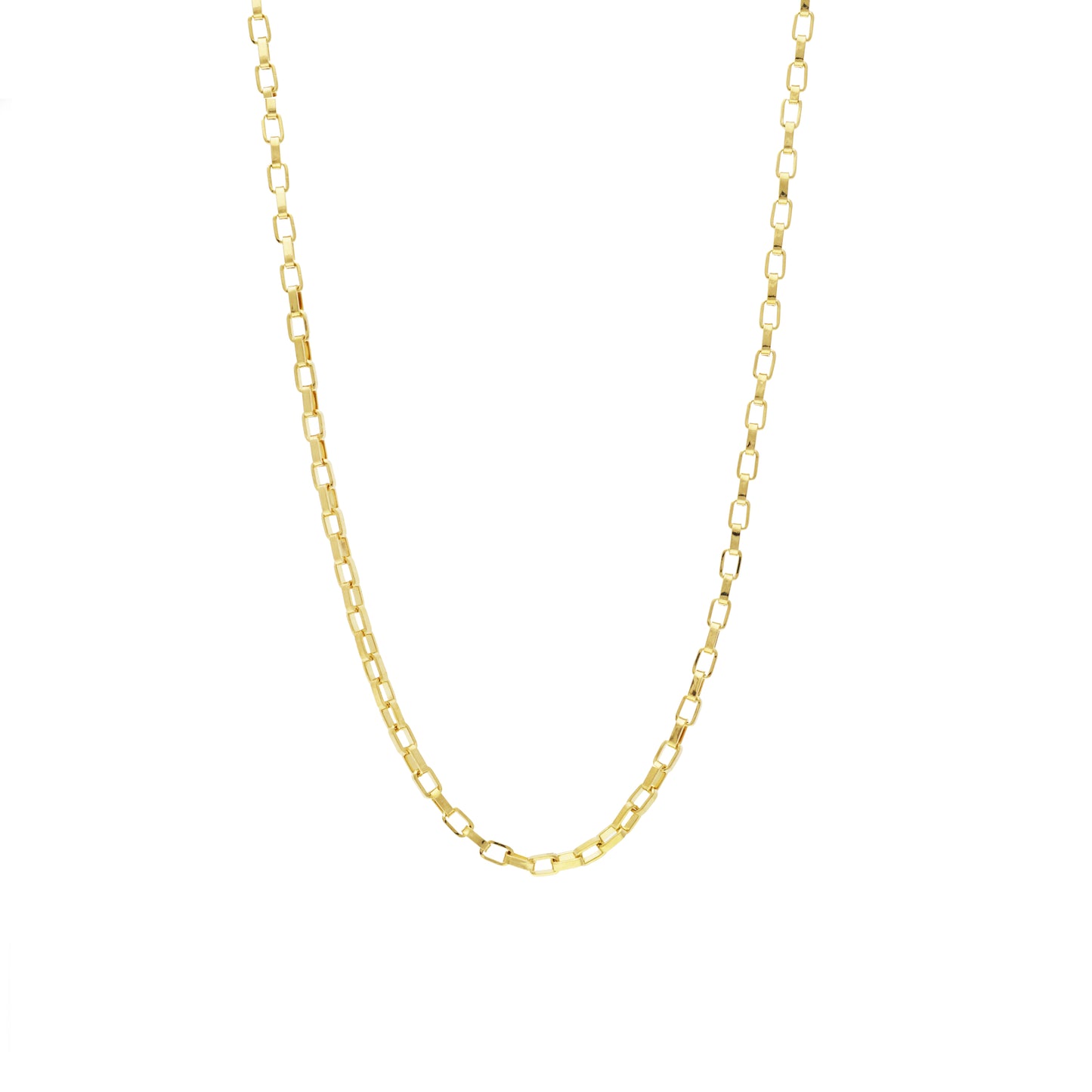 20" Large Box Chain Necklace