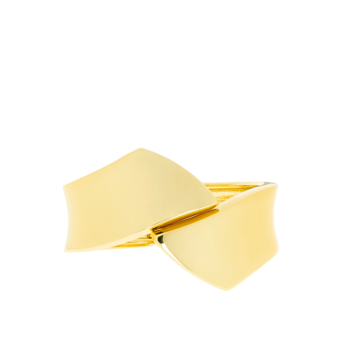 The Alexandra Overlap Gold Cuff