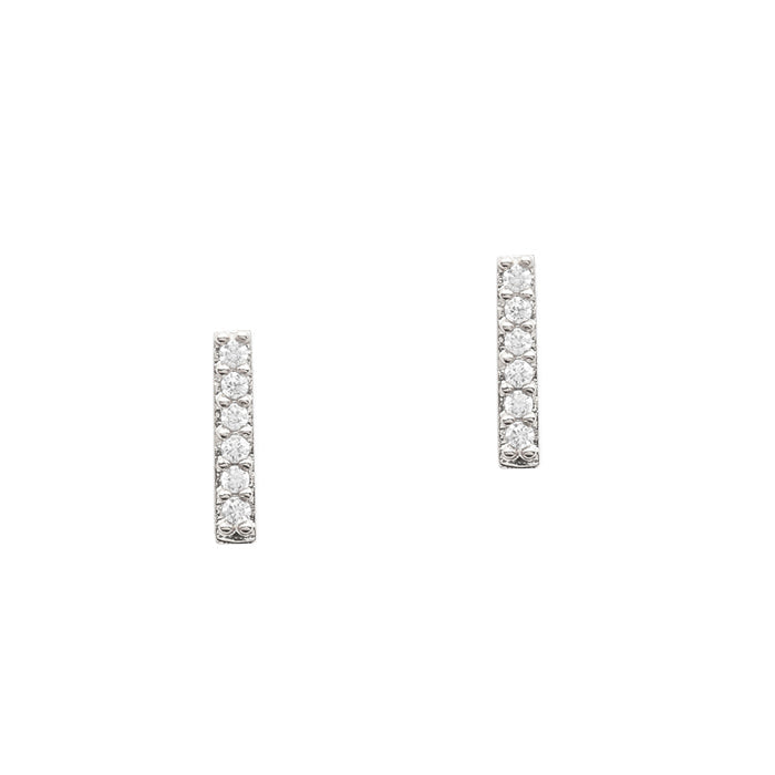 CZ Stick Stud Earring