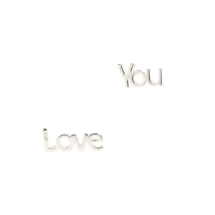 Love You Stud Earrings