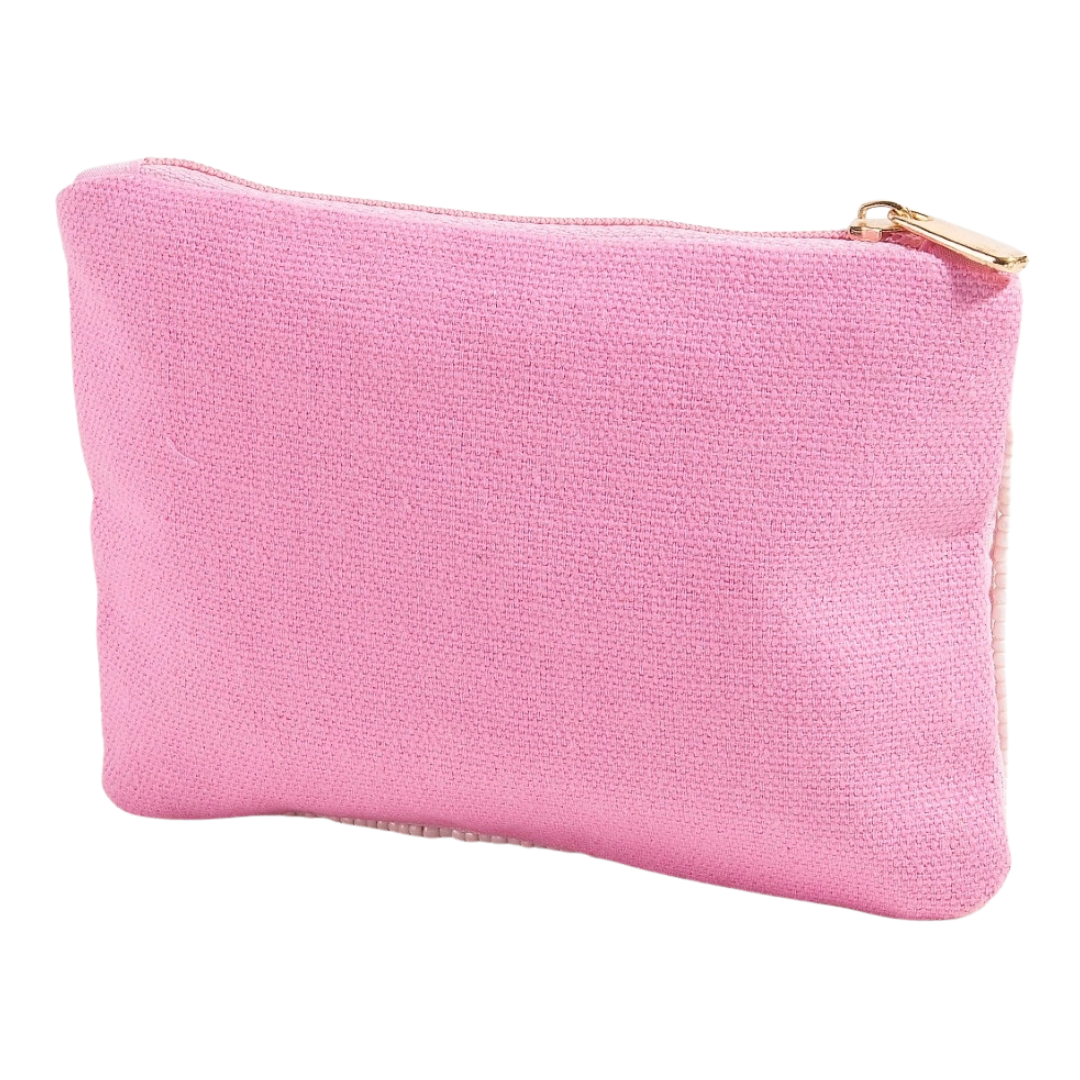 Coffe Funds Beaded Coin Purse