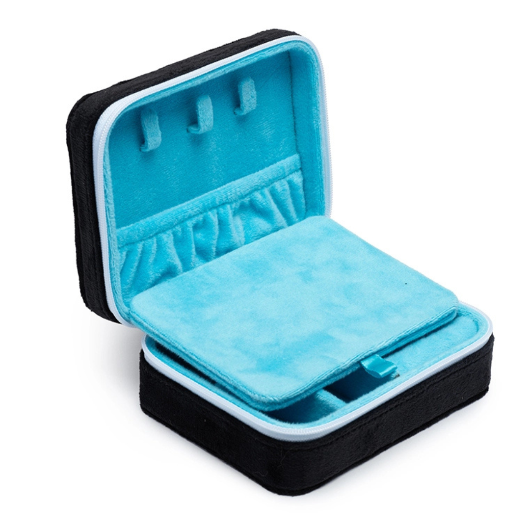 Composition Notebook Velvet Jewelry Zip Case