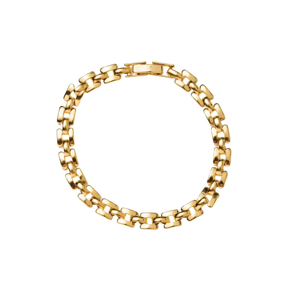 Waterproof Golden Geo Bracelet