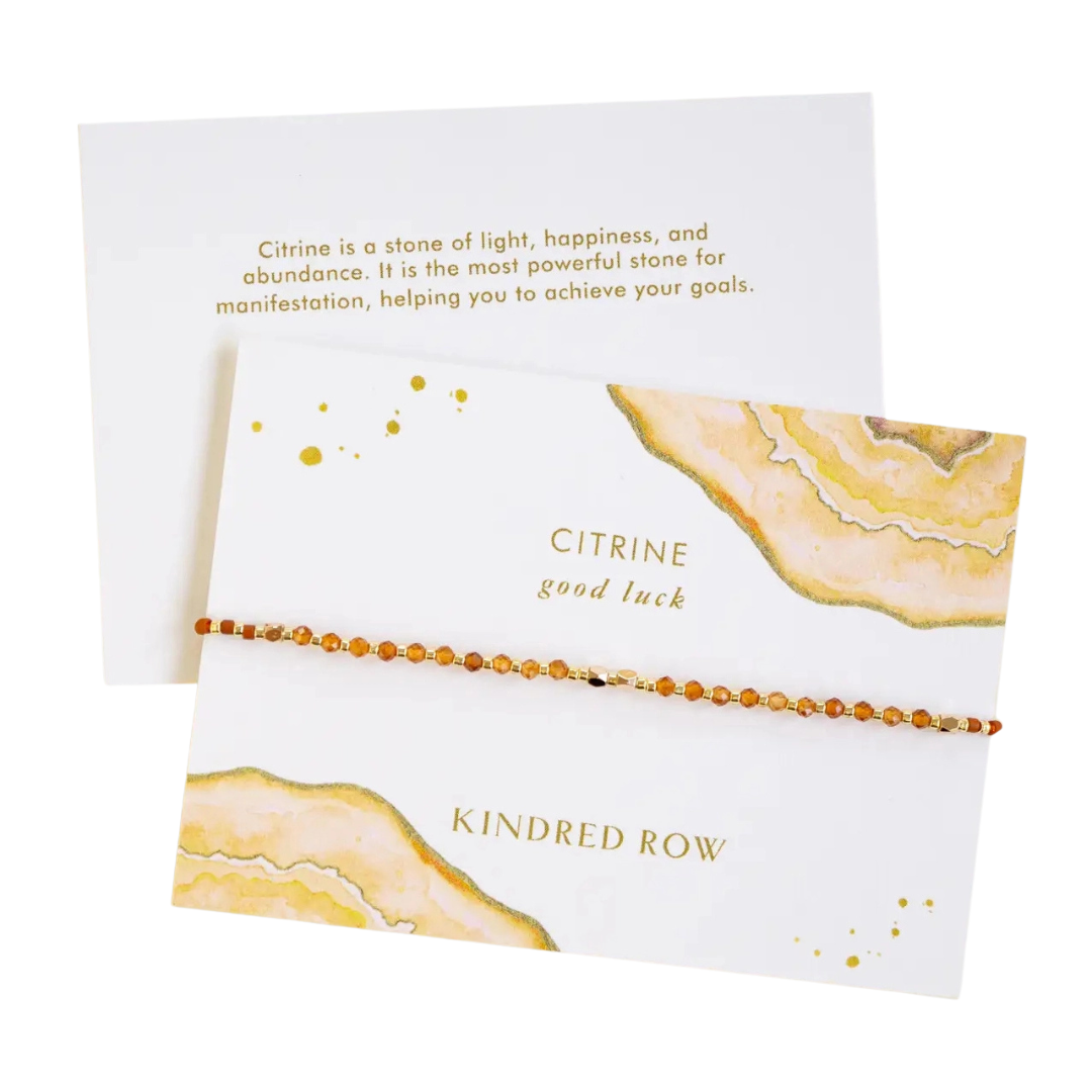 Citrine Healing Gemstone Stacking Bracelet