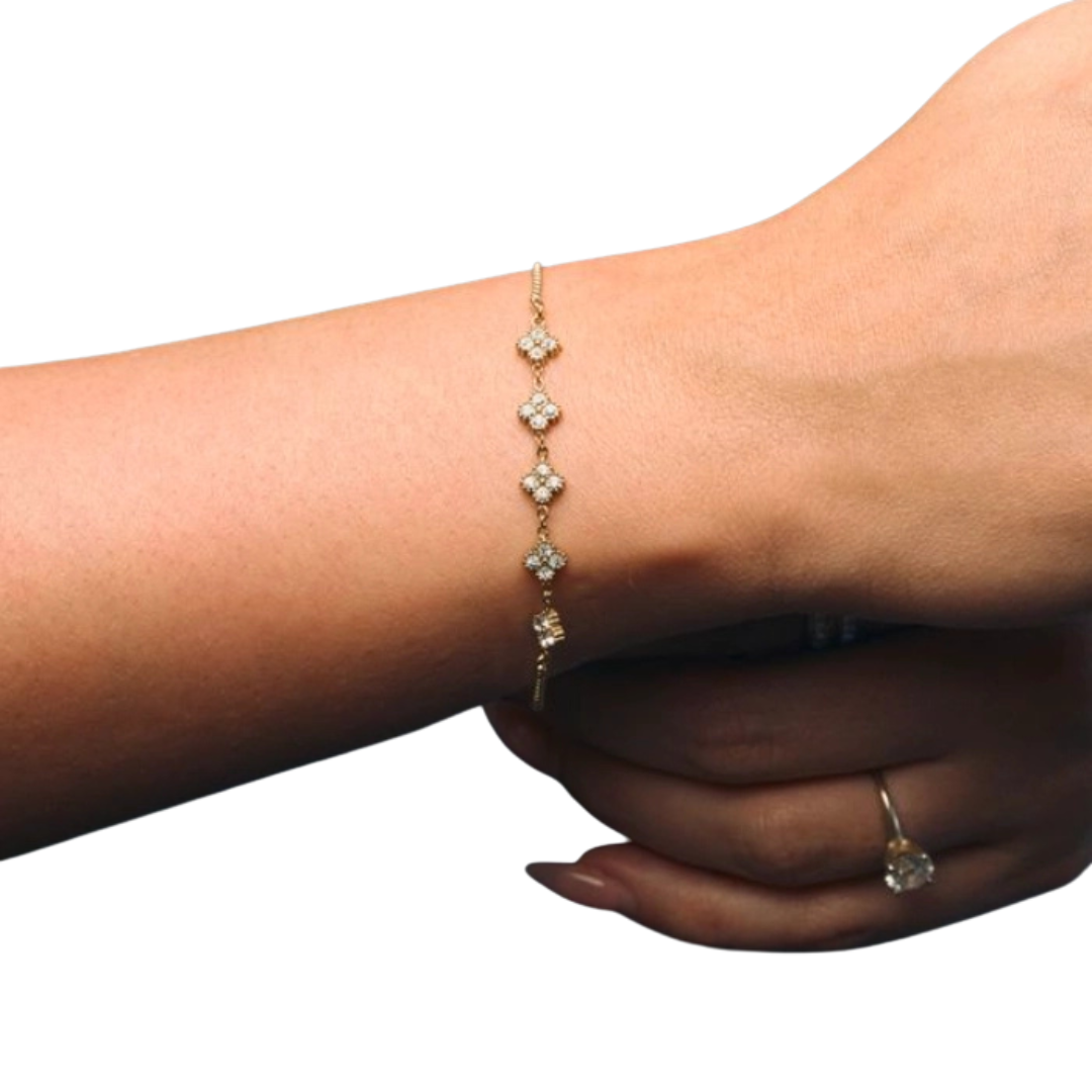 Jessica Crystal Slider Bracelet