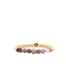 Load image into Gallery viewer, Pave Evil Eye Stone &amp; Beaded Bracelet