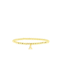 Load image into Gallery viewer, Gold Initial Charm Bracelet