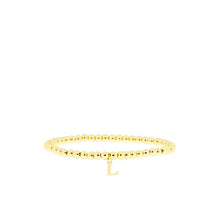 Load image into Gallery viewer, Gold Initial Charm Bracelet