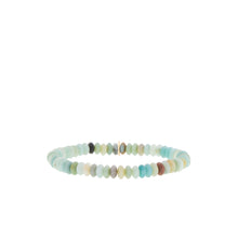 Load image into Gallery viewer, Semi-Precious Rondelle Breaded Stretch Bracelet