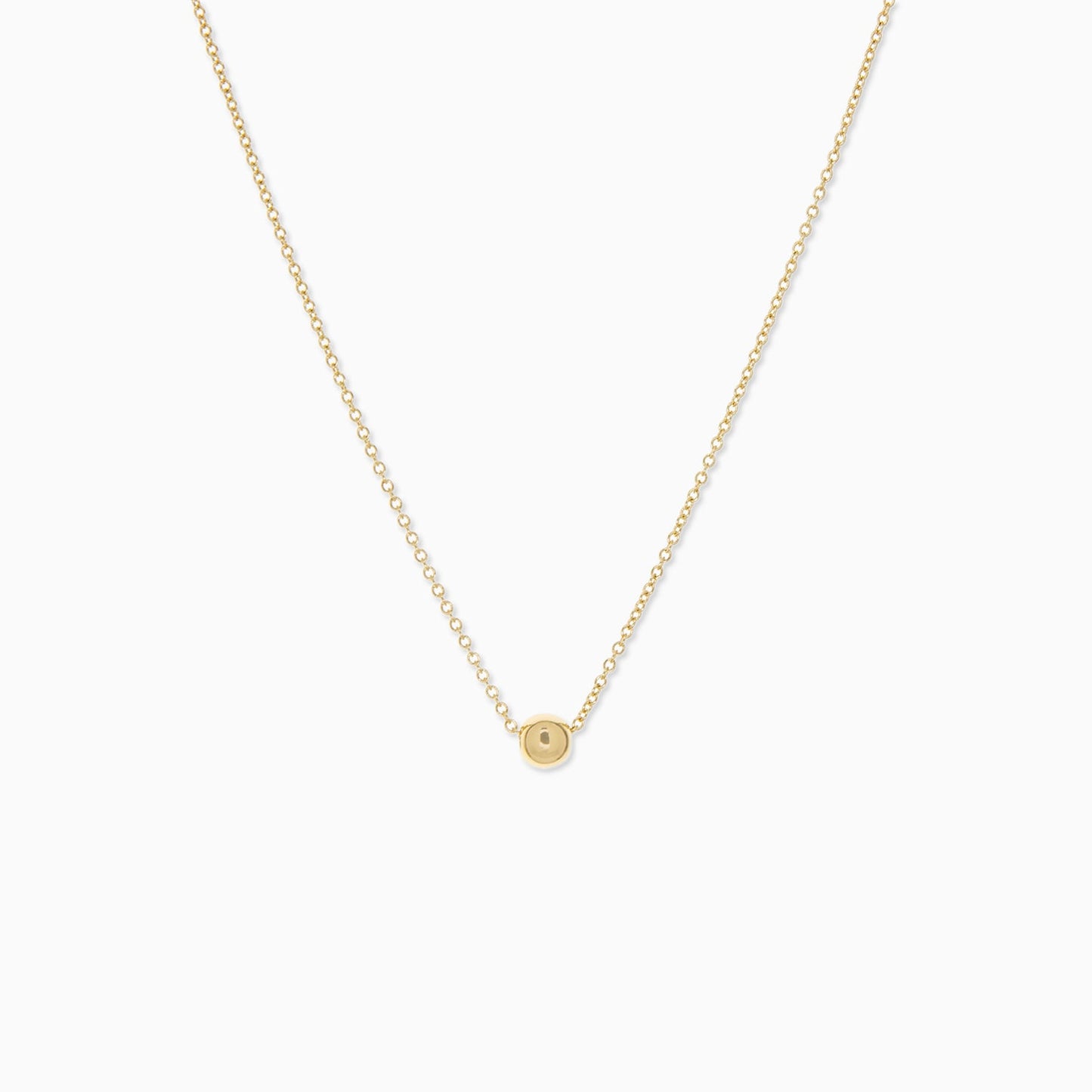Single Ball Bead Necklace