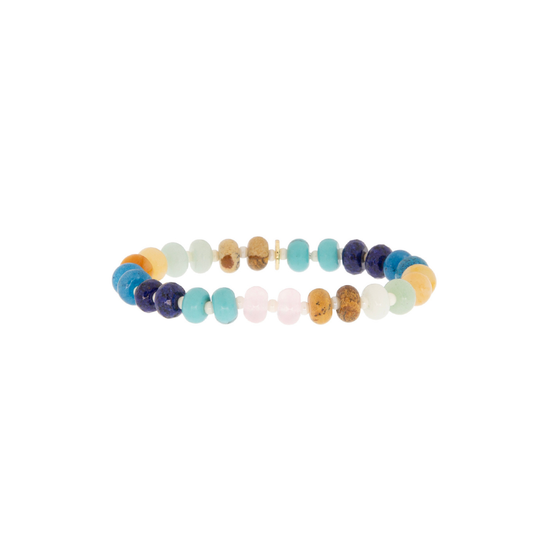 Multi Natural Stone Stretch Bracelet