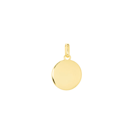 Gold Plated Disc Charm