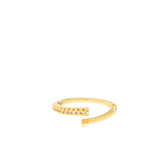 Cara Overlap Adjustable Ring