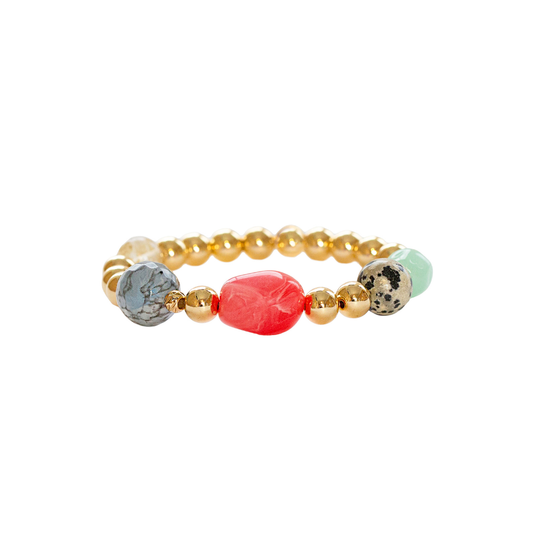 Gemma 6MM Natural Stone Bracelet