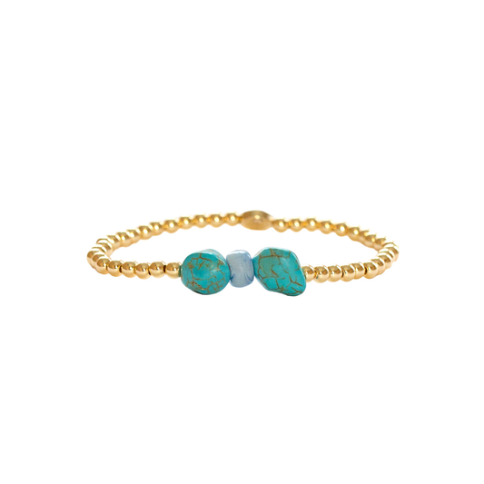 Gemma 3MM Natural Stone Bracelet