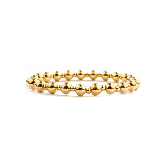 Multi Size Brass Ball Bracelet
