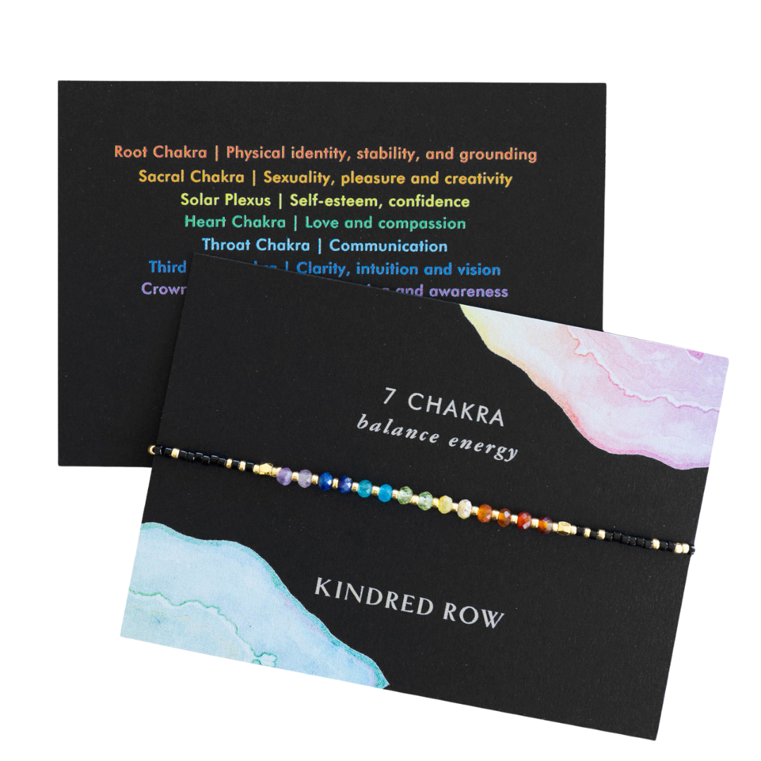 Chakra Rainbow Healing Stacking Bracelet