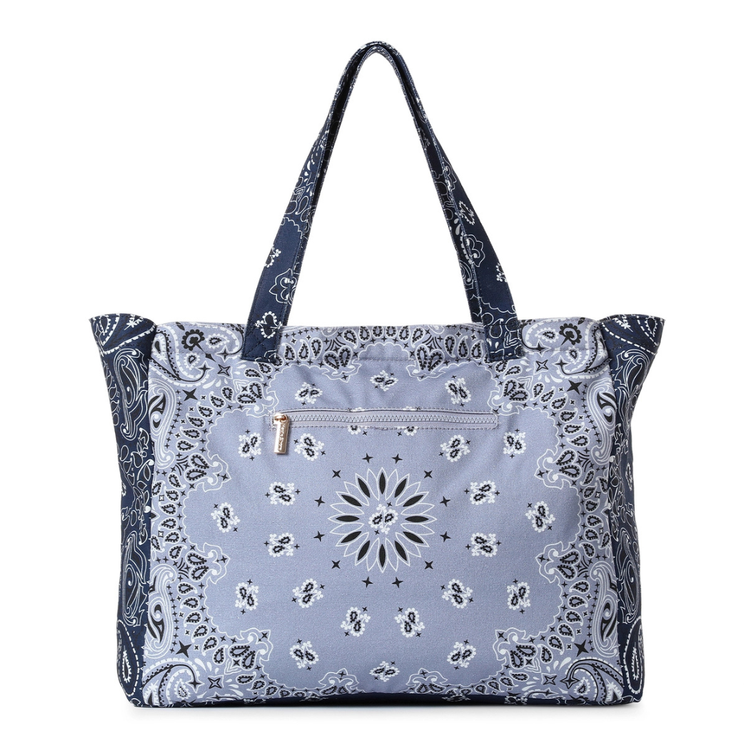 Bailey Bandana Print Canvas Tote Bag