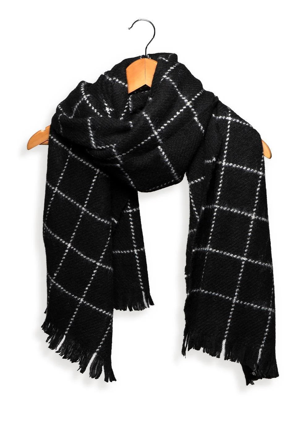 Grid Check Scarf