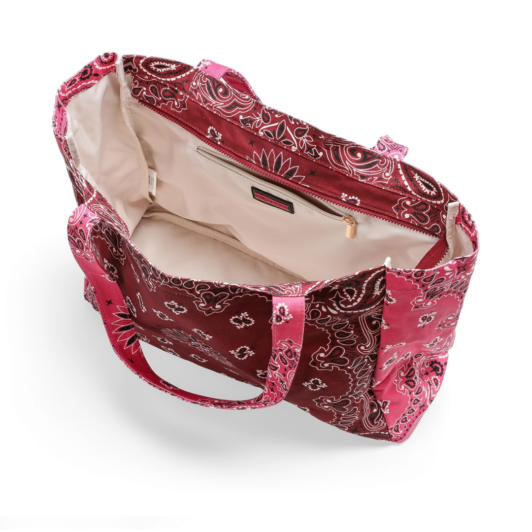 Bailey Bandana Print Canvas Tote Bag