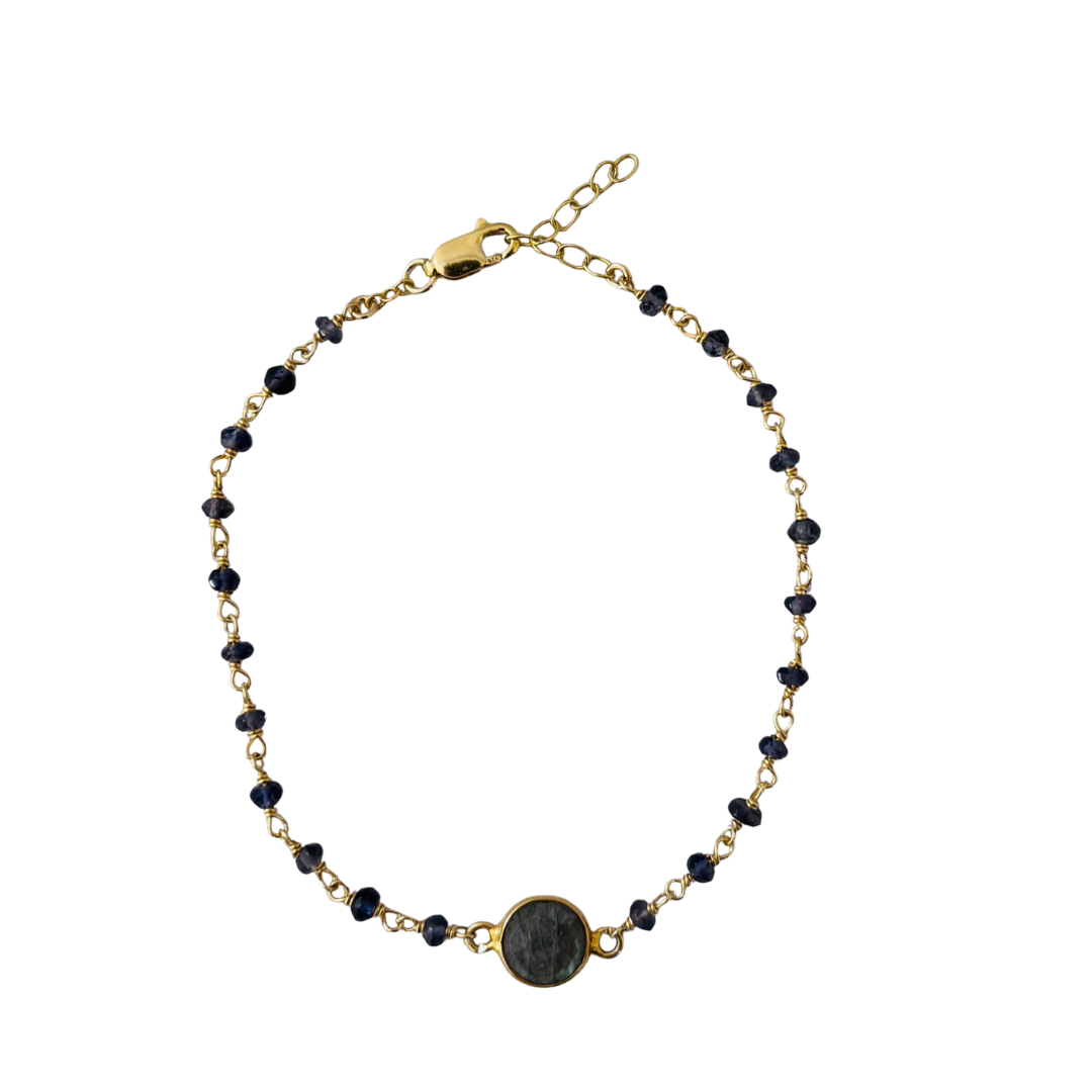 Dayna 2.0 Semi-Precious Wire Wrapped Bracelet