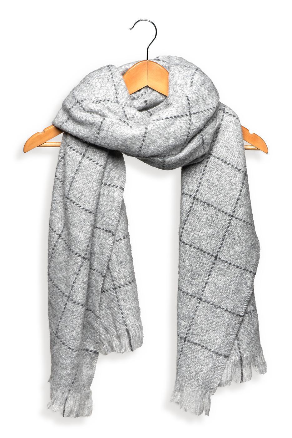 Grid Check Scarf