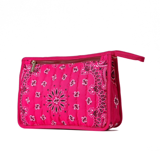 Beau Bandana Print Pouch