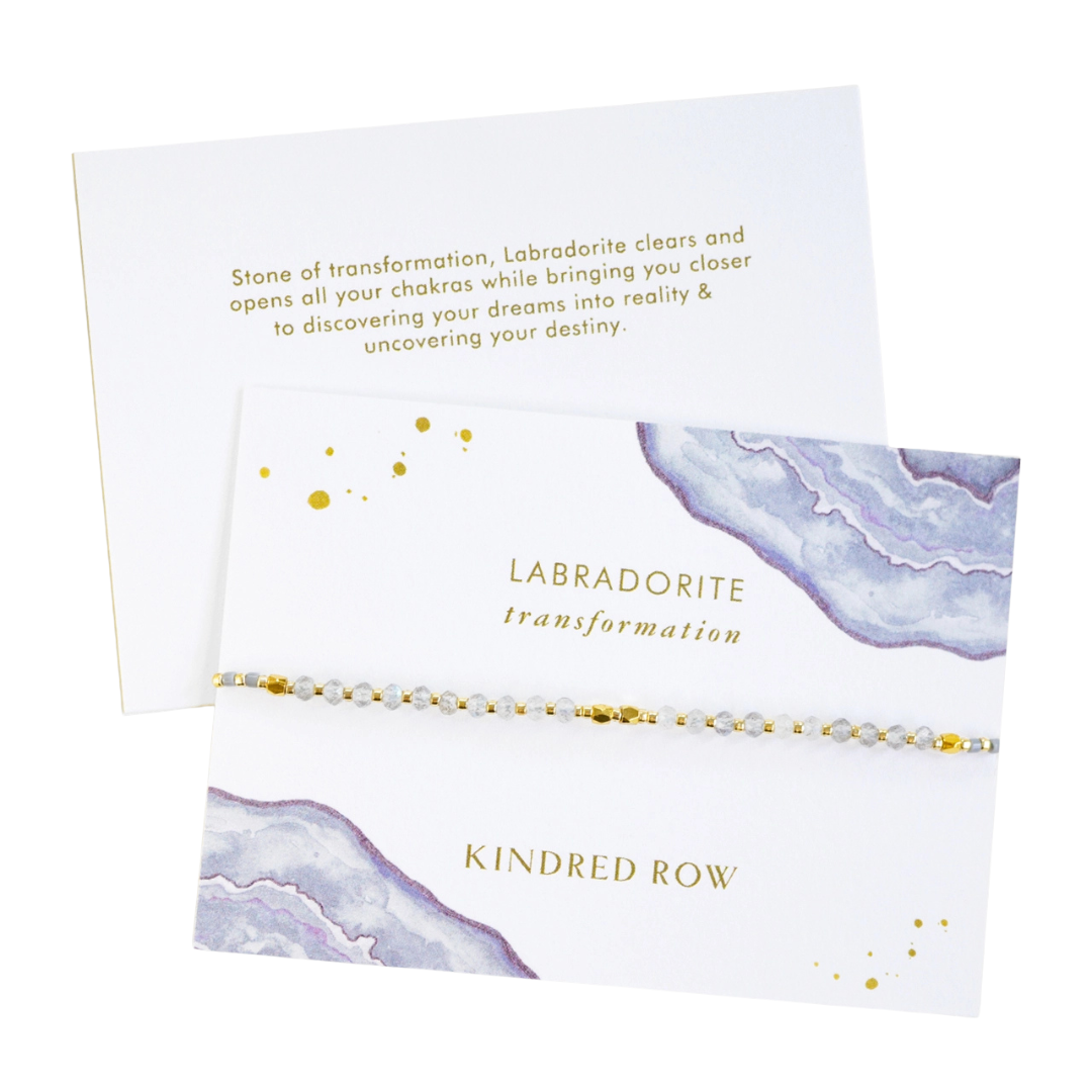 Labradorite Healing Gemstone Stacking Bracelet