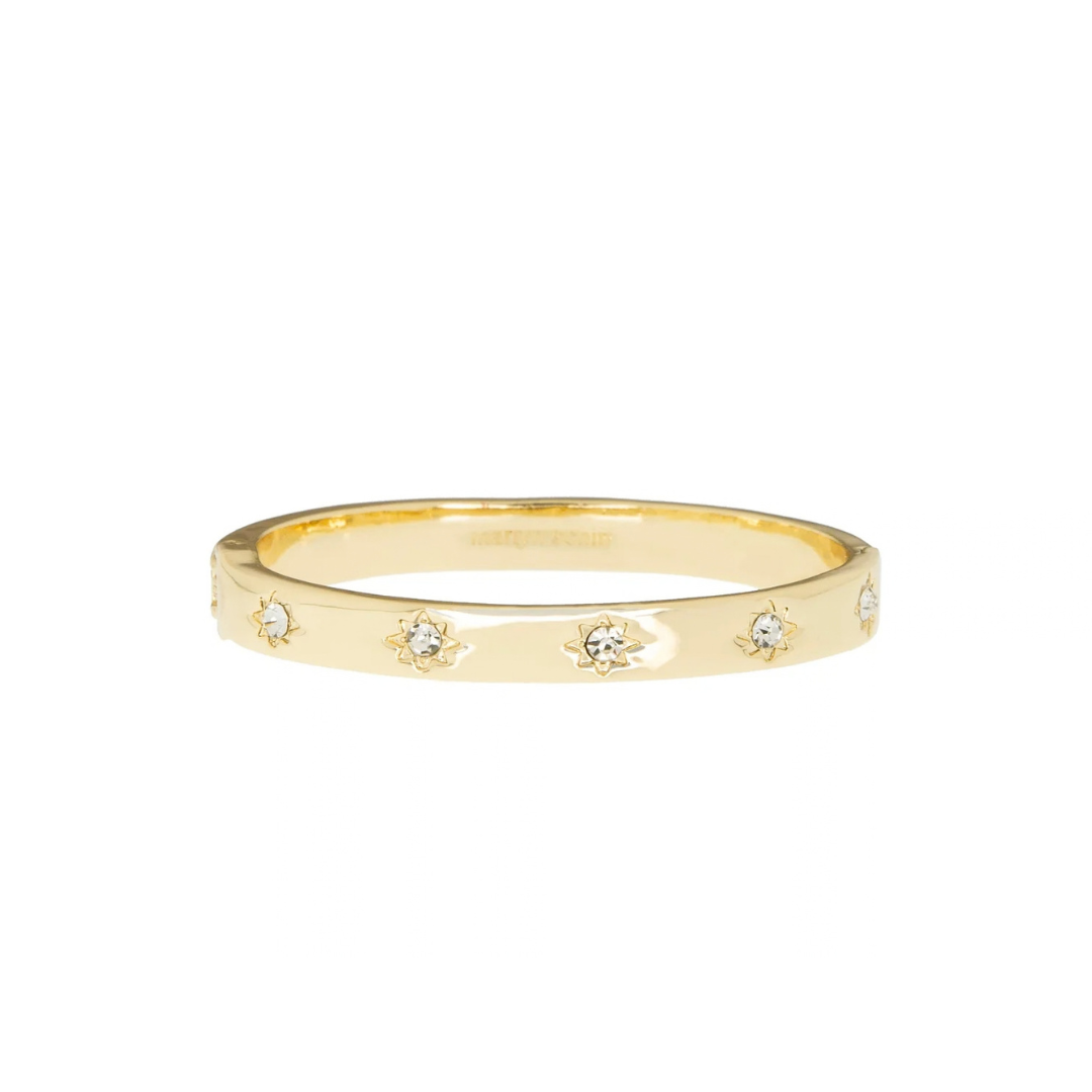 Luna Starburst Hinge Bangle
