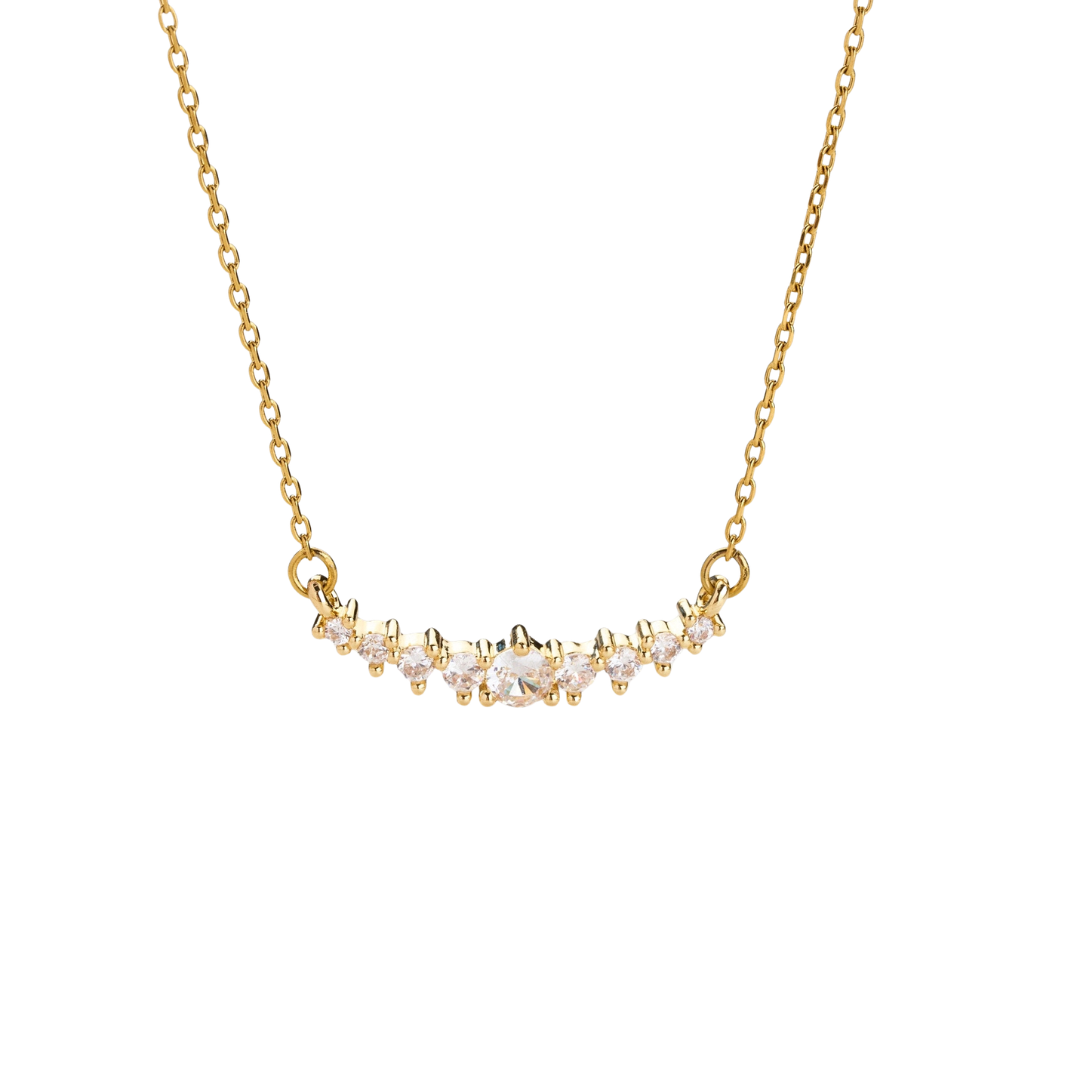 Tully Crystal Bar Necklace