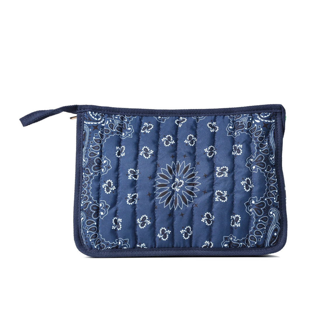 Beau Bandana Print Pouch
