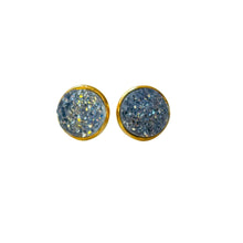 Load image into Gallery viewer, Geode Druzy Stud Earring