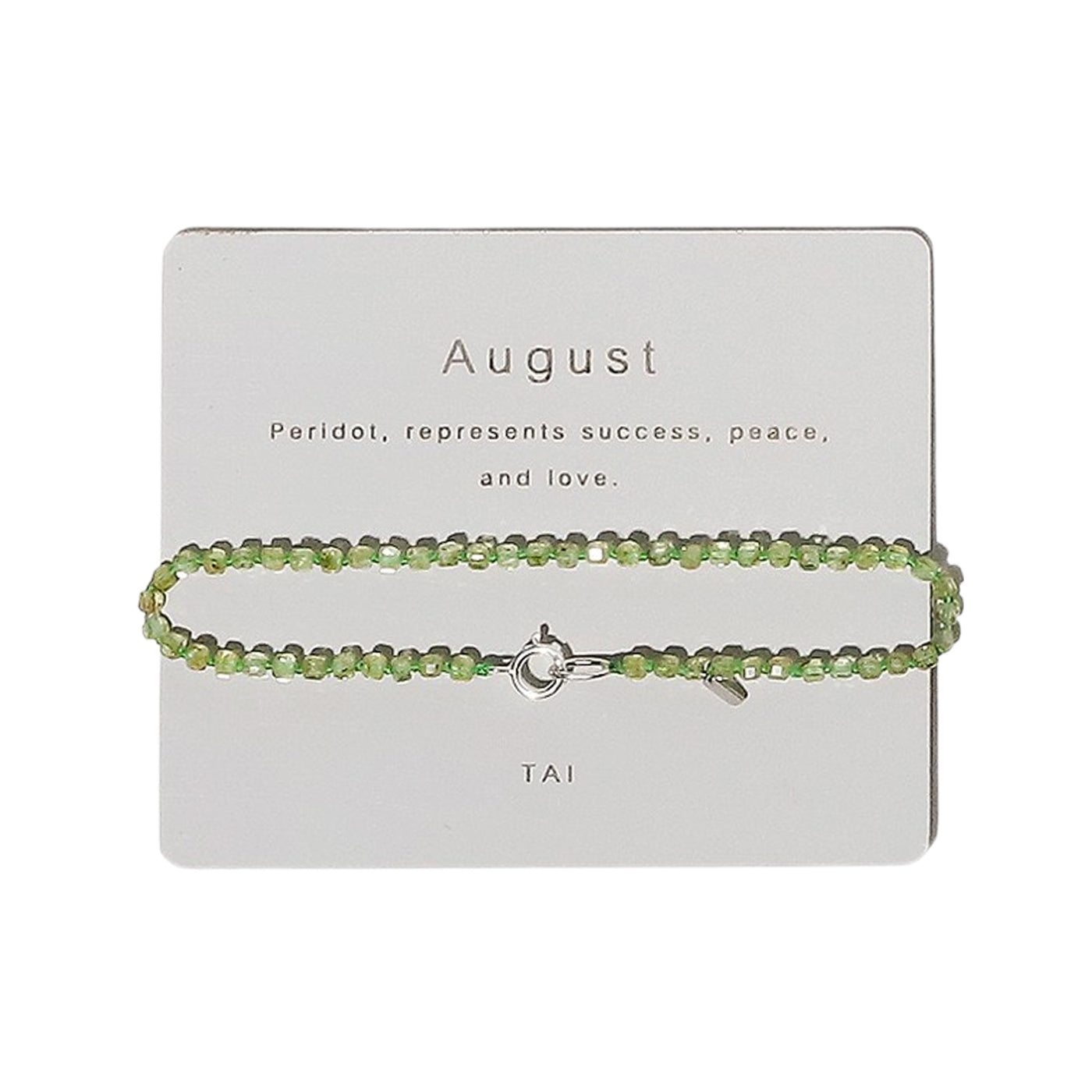 Semi-Precious Birthstone Bracelet