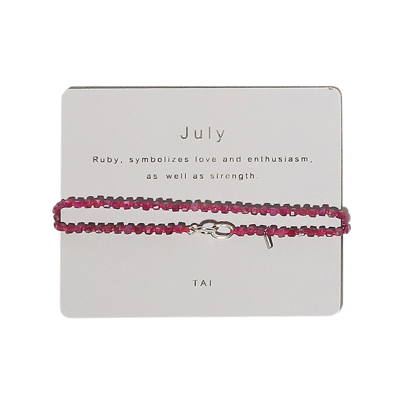 Semi-Precious Birthstone Bracelet