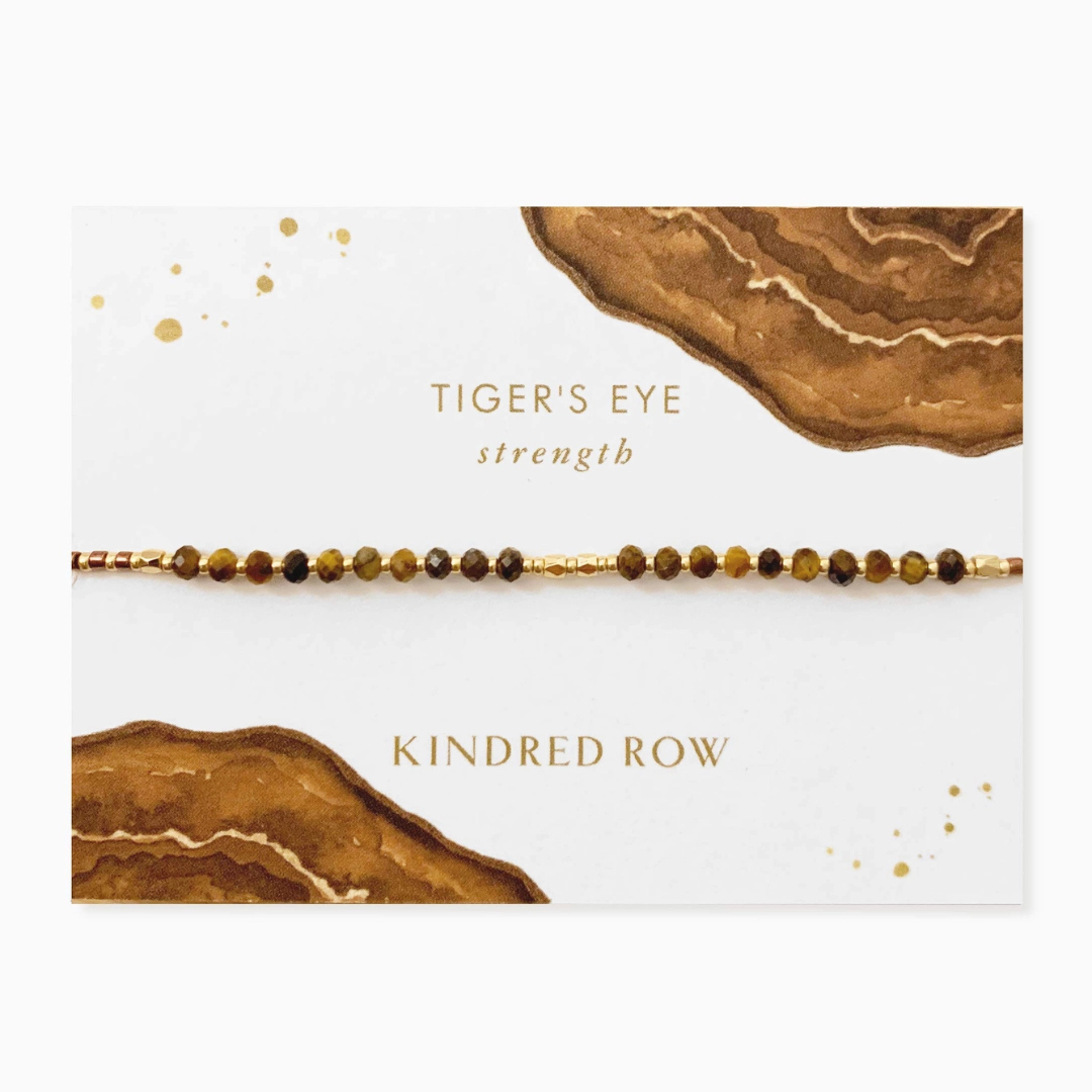 Tigers Eye Healing Gemstone Stacking Bracelet