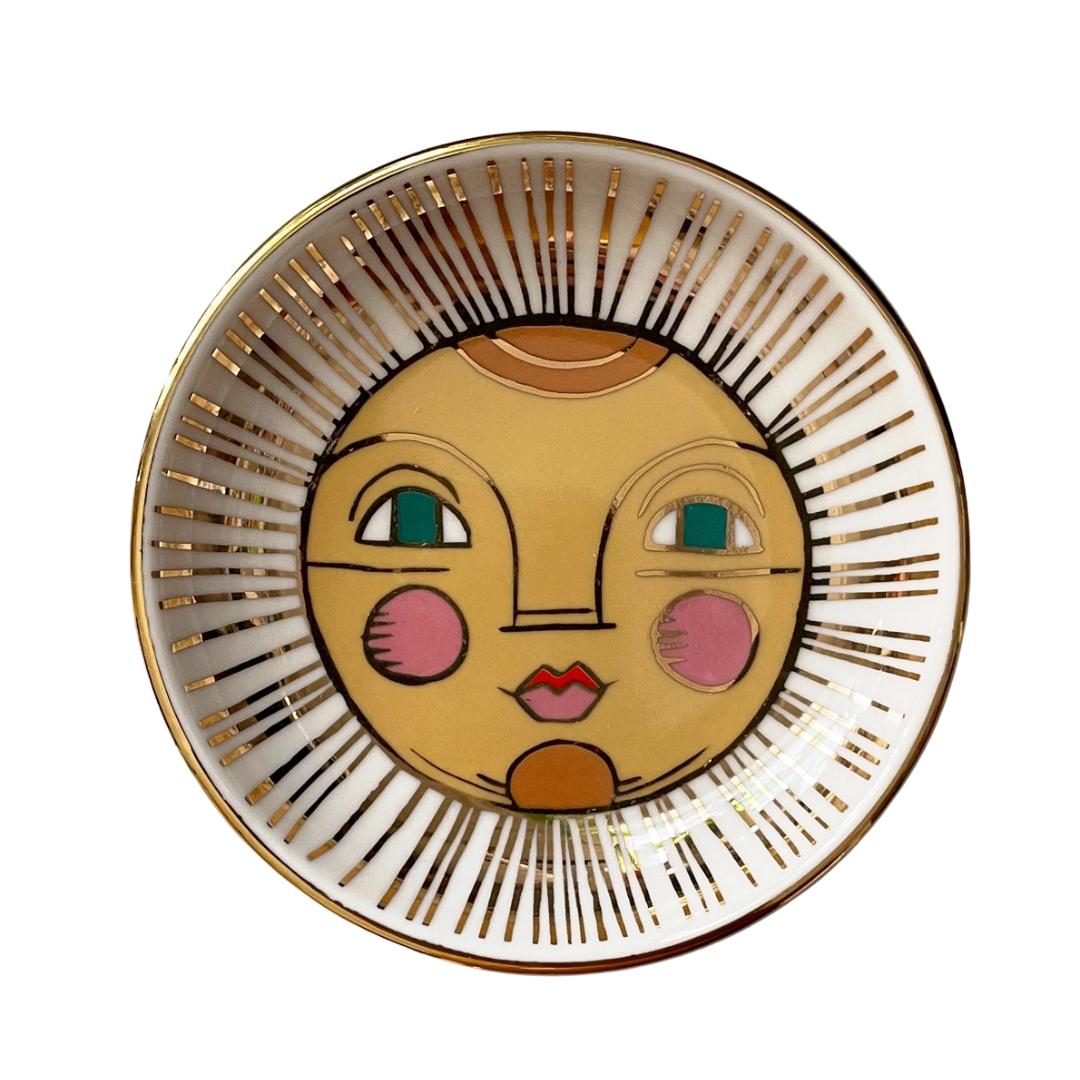 Here Comes The Sun Porcelain Dish