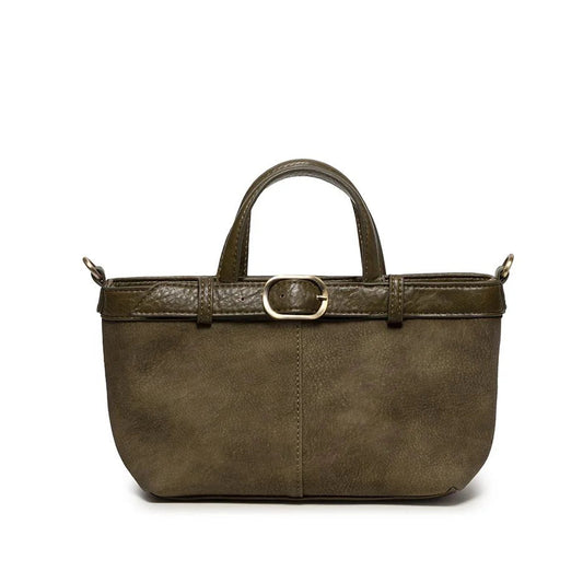 Aspyn Small Belted Sueded Crossbody