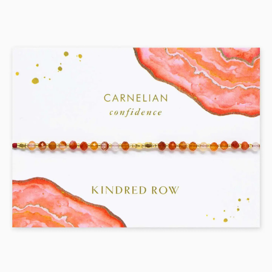 Carnelian Healing Gemstone Stacking Bracelet