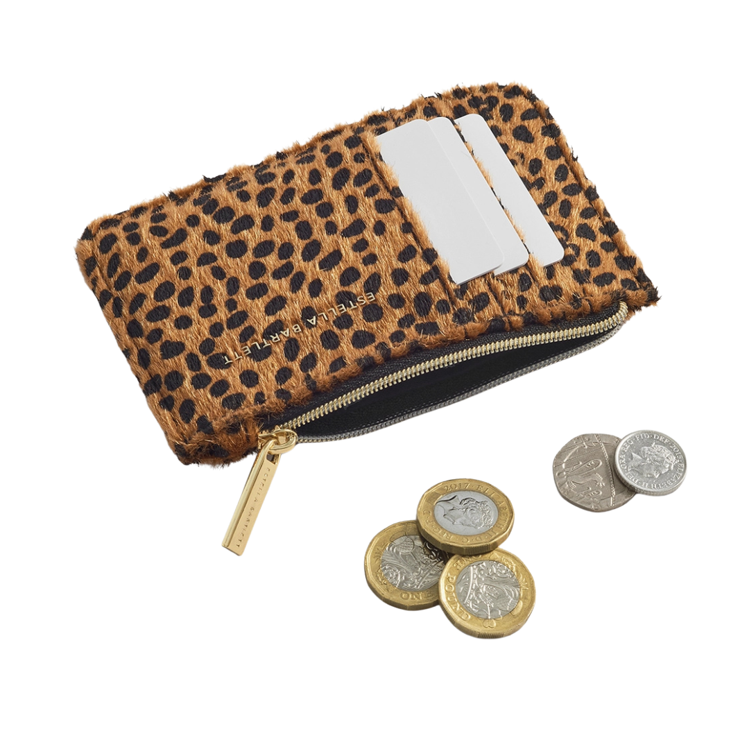 Cheetah Printed Card Case