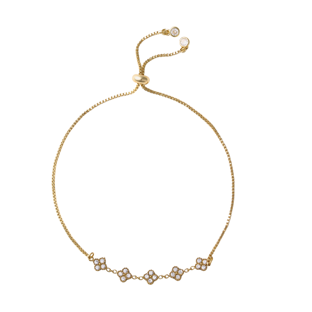 Jessica Crystal Slider Bracelet