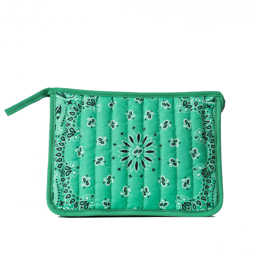 Beau Bandana Print Pouch
