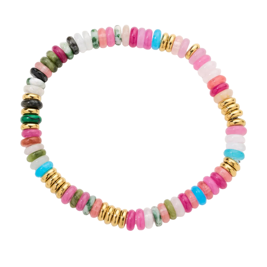 Julia Multi Beaded Stetch Bracelet