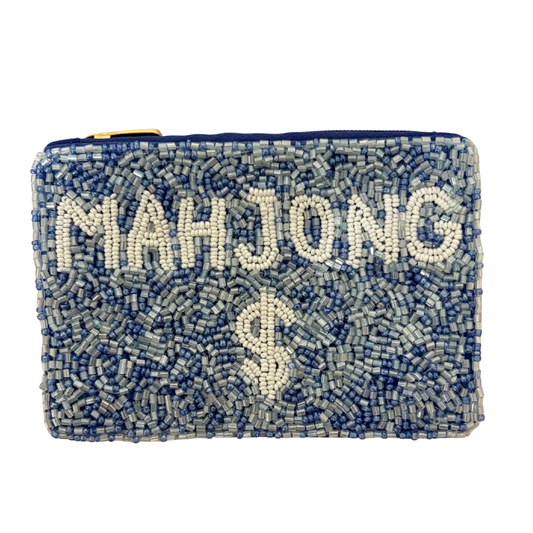 Mahjong Money Beaded Coin Purse