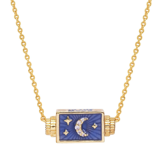 To The Moon And Back Spinner Necklace