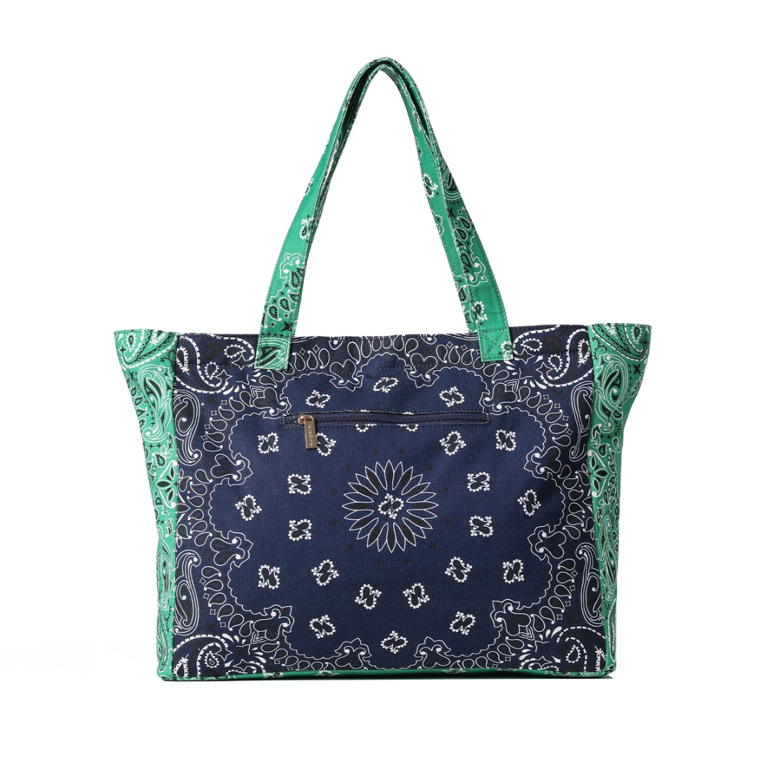 Bailey Bandana Print Canvas Tote Bag