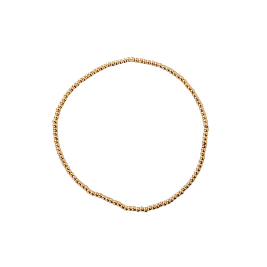 Waterproof Small Beaded  Ball Stretch Bracelet