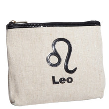Load image into Gallery viewer, Canvas Zodiac Alice Cosmetic Bag