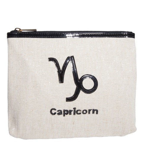 Canvas Zodiac Alice Cosmetic Bag