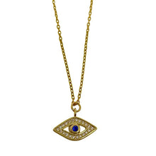 Load image into Gallery viewer, Evil Eye Adjustable Necklace